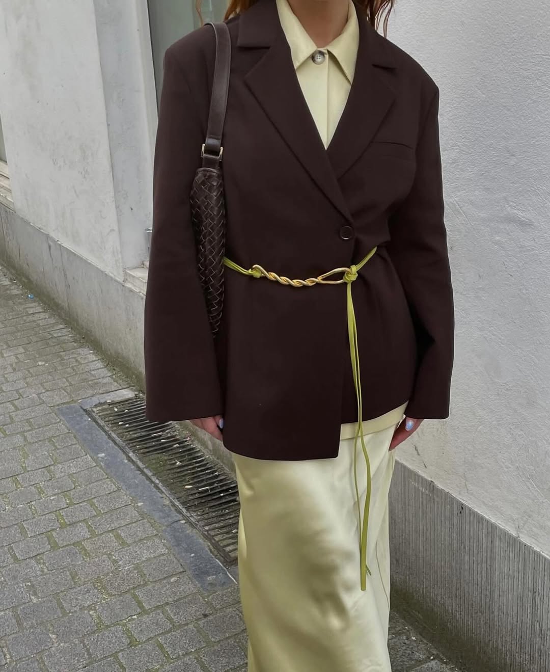 4. Chocolate Brown & Lime Green