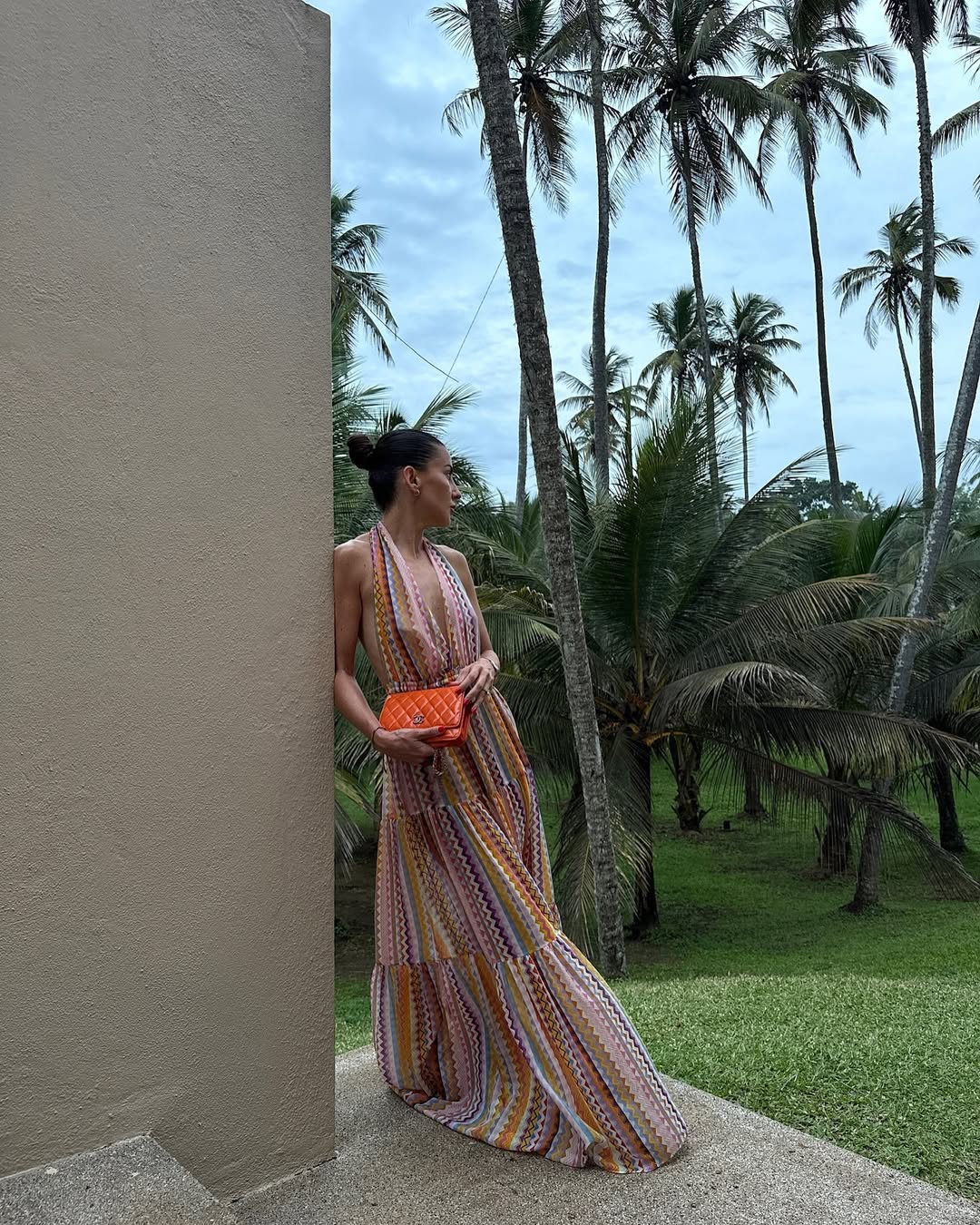Missoni - Mare fringed striped metallic crochet-knit maxi dress