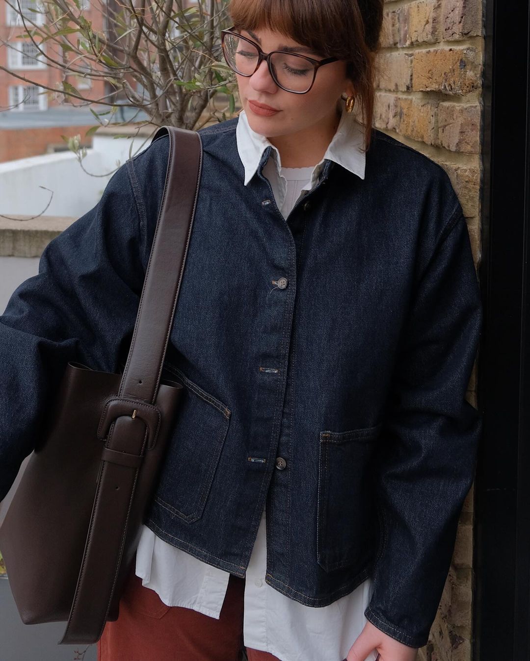 GANNI - Bow-detail denim jacket | Plush GANNI - Bow-detail denim jacket | Plush
