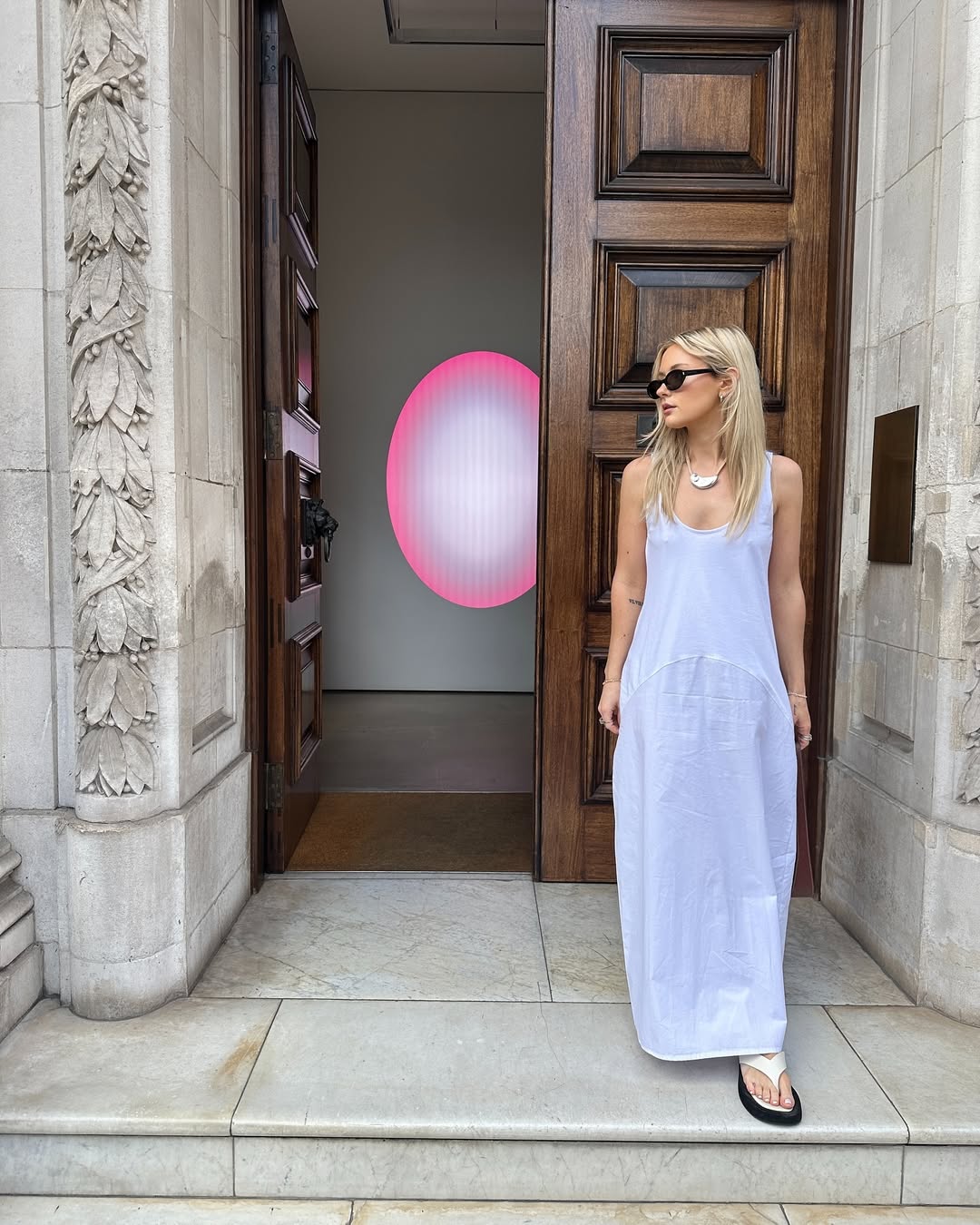 BUMPSUIT - Linen Maxi Maternity Dress | Plush