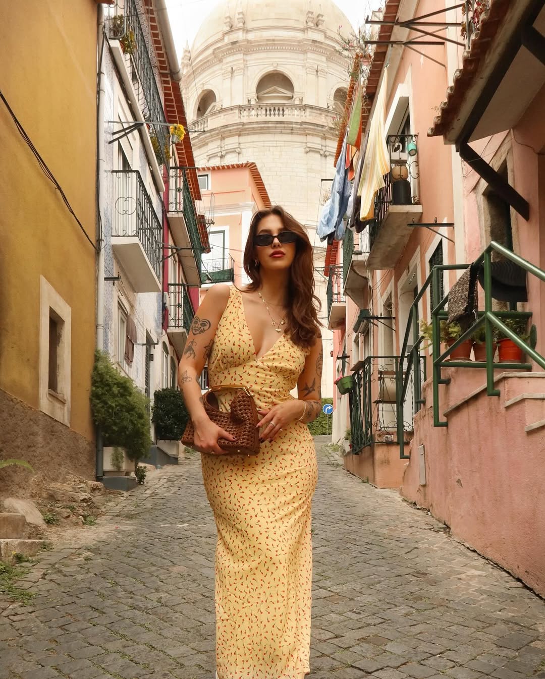 chinese dress ladies Geisha Coral Maxi Dress  BRONX BANCO