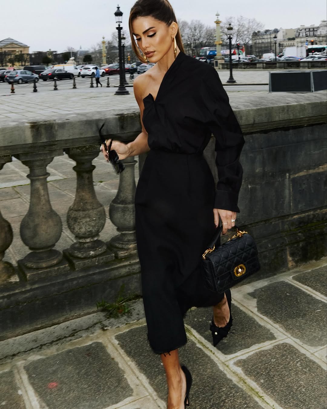 slim fit dress slacks Straight Collar Twisted Dress