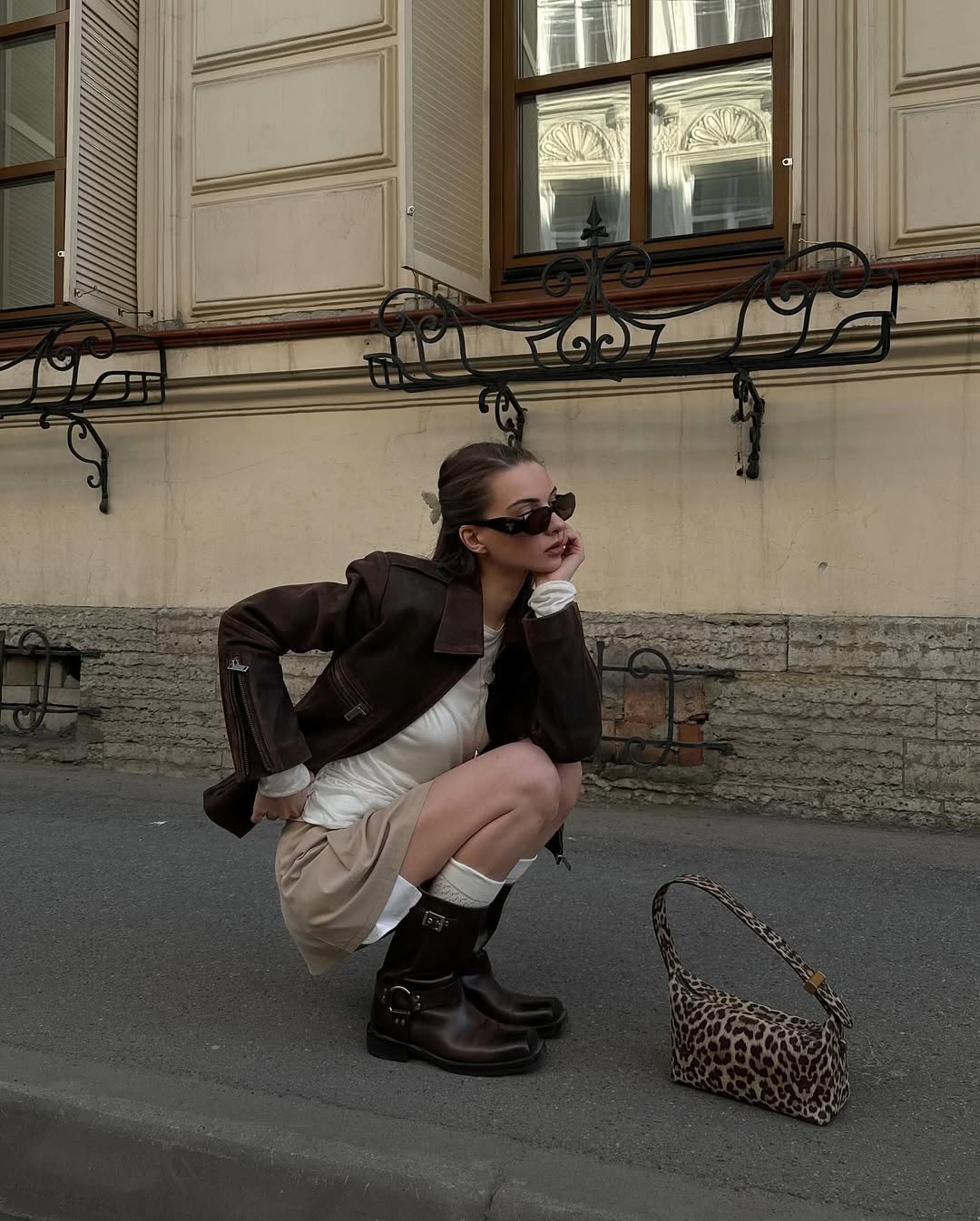 Paris Texas Roxy 45 suede biker boots Plush