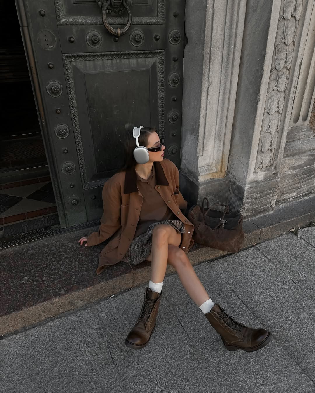 Miu Miu - Platform Lace Up Ankle Boots | Plush