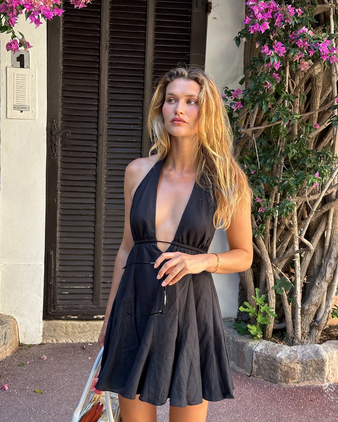 Indah - Rafaella Mini Dress With Open Back | Plush