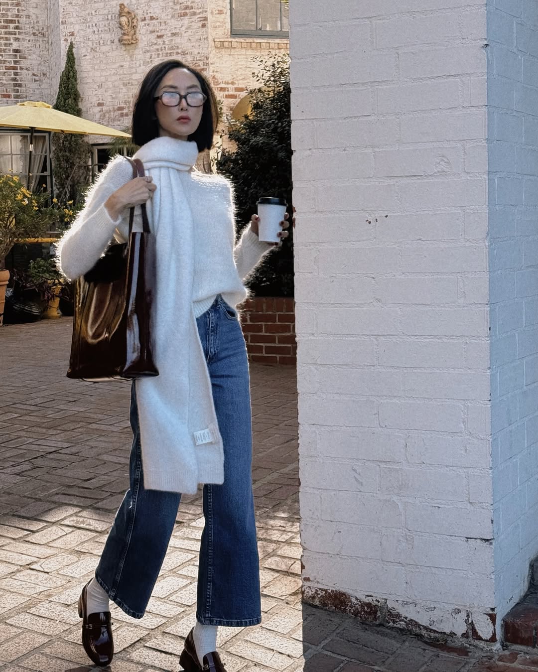 COS - COLUMN STRAIGHT-LEG JEANS | Plush