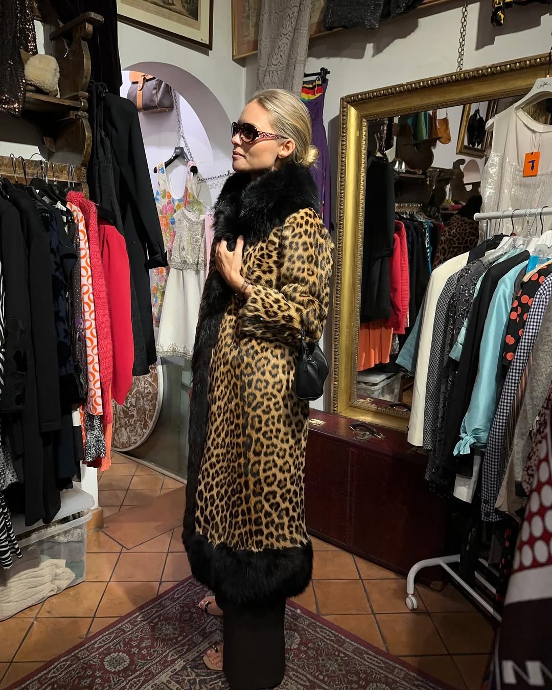 Valentino - Faux fur-trimmed belted wool-blend tweed coat | Plush