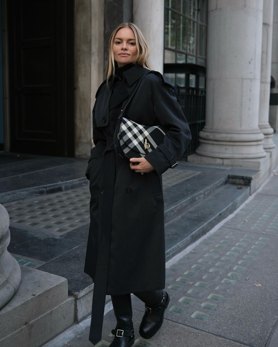 Stella McCartney - Belted double-breasted wool-twill trench