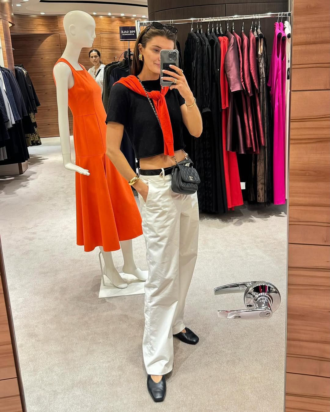 Alexander Wang - Crystal Hotfix Cropped Long Sleeve Top | Plush