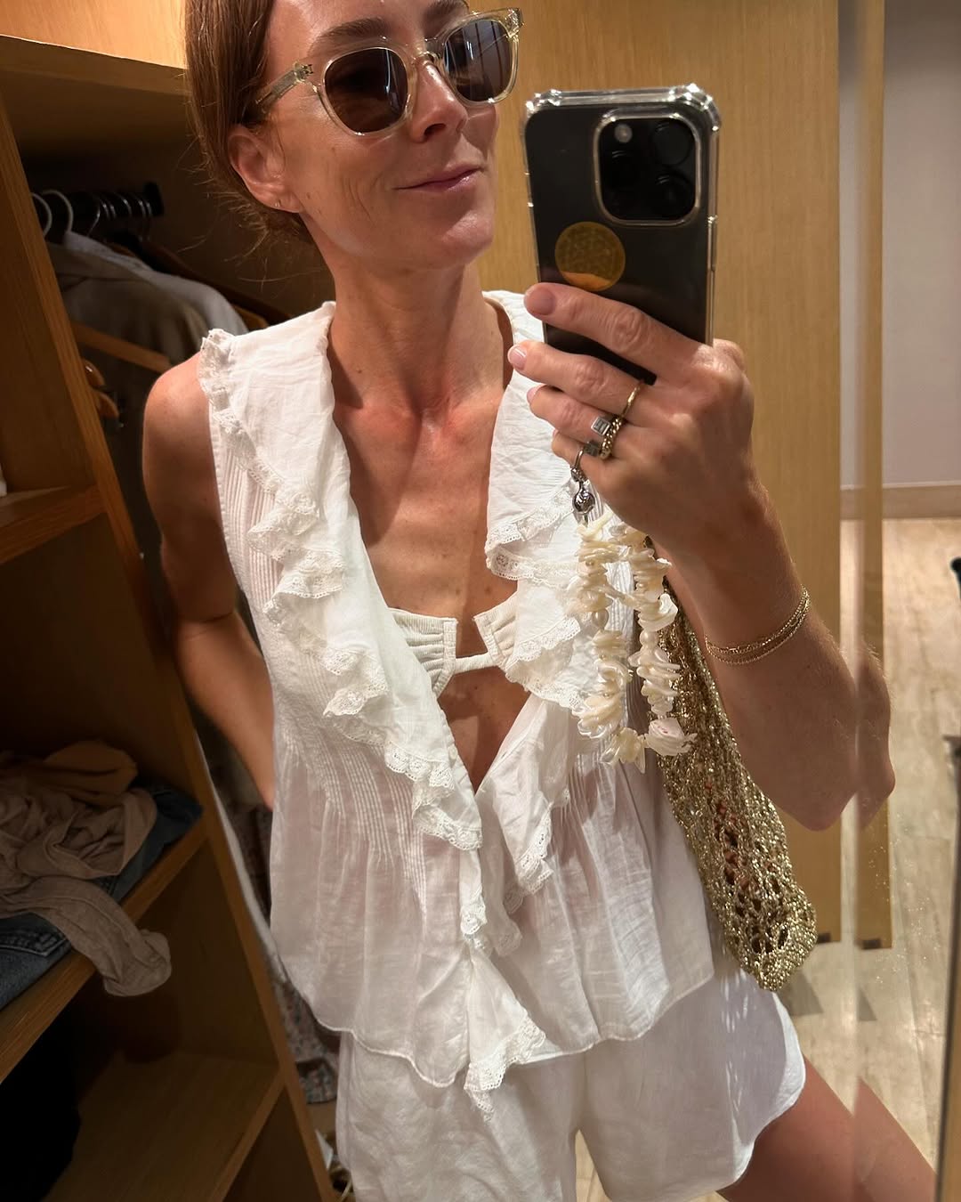 GUIZIO - Lillie Pintuck Top | Plush