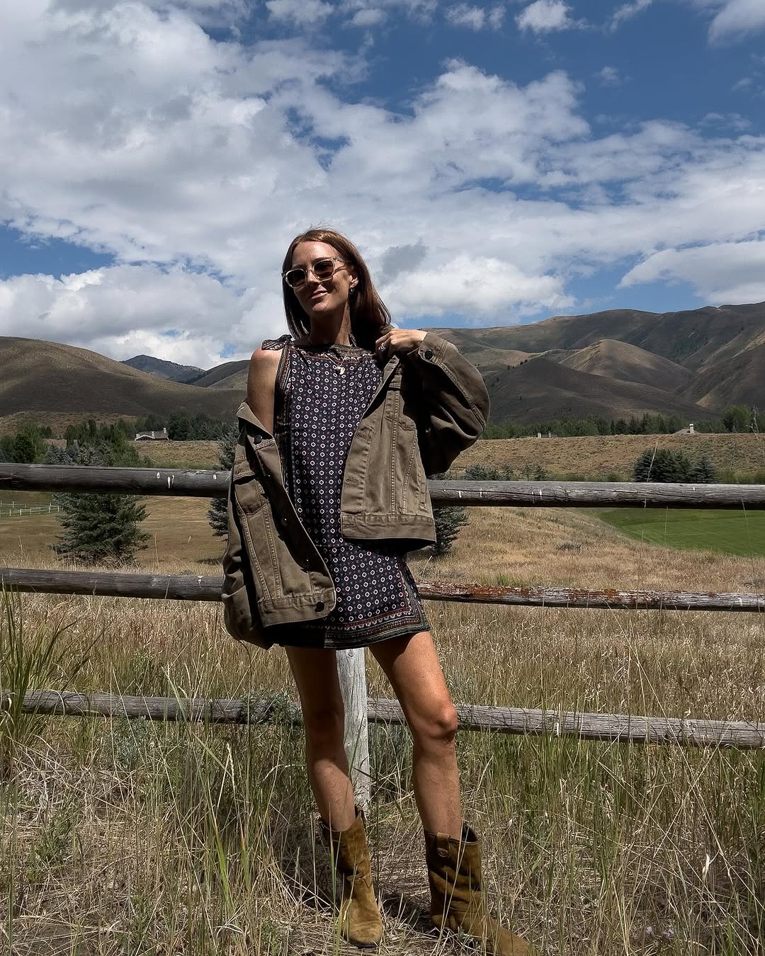 Free People - x We The Free Madison City Twill Jacket In Kelly
