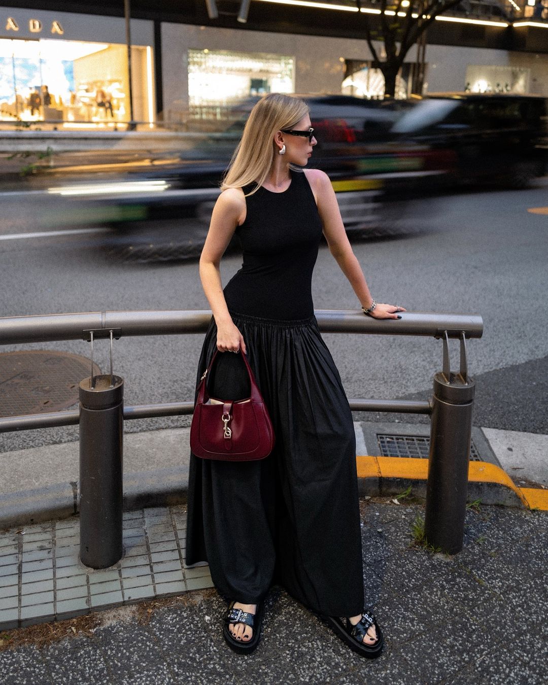 chinese dress ladies AJE Rosewood Ruched Dress  RAG REVOLUTION