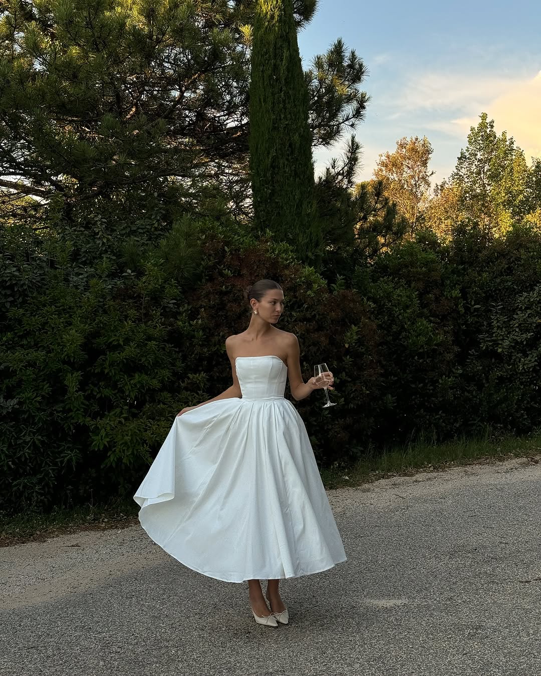 formal dresses off the shoulder Ella White Off Shoulder Formal Dress - 8