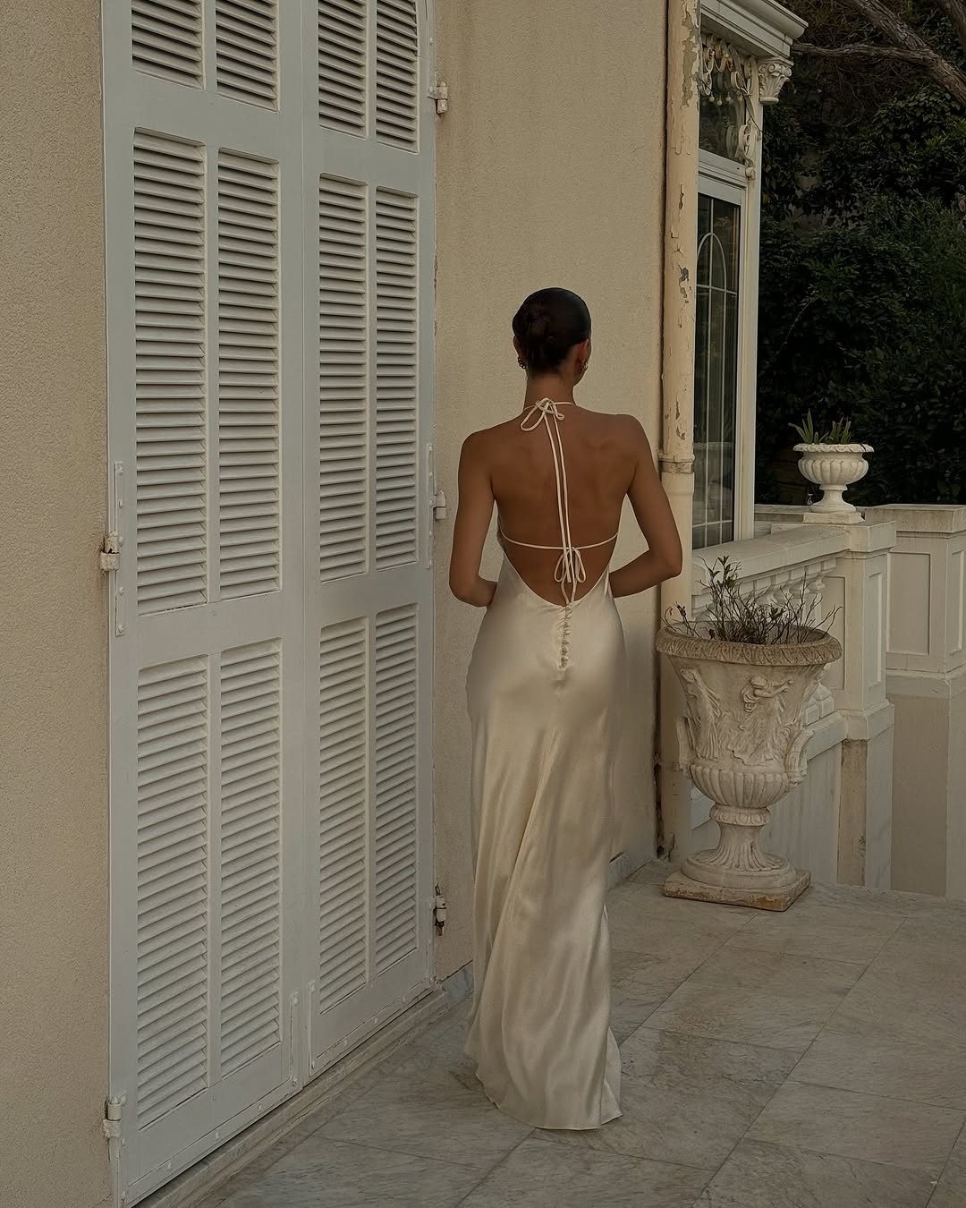 strapless open back dress Phoebe Halter Open Back Skater Mini Dress main image 0
