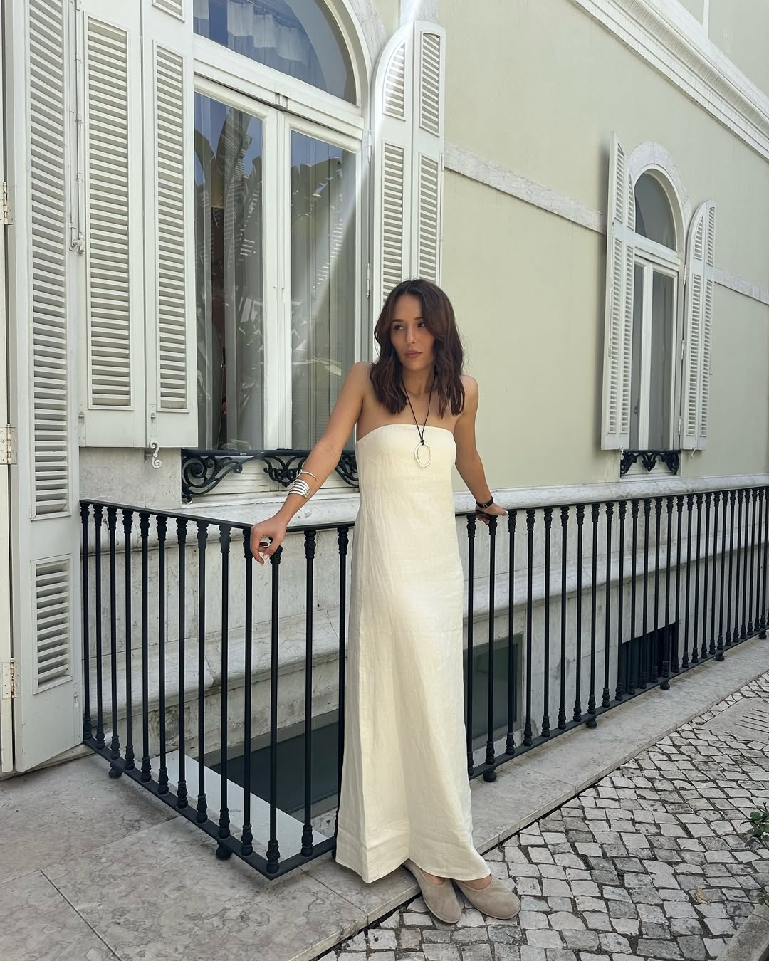 LEO LIN - Rayna Embellished Bustier Maxi Dress | Plush