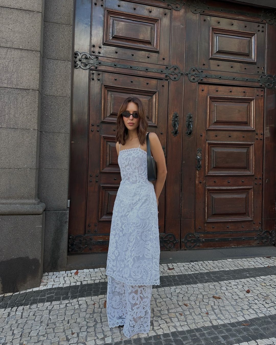 Helsa - The Lace Column Dress | Plush Helsa - The Lace Column Dress | Plush