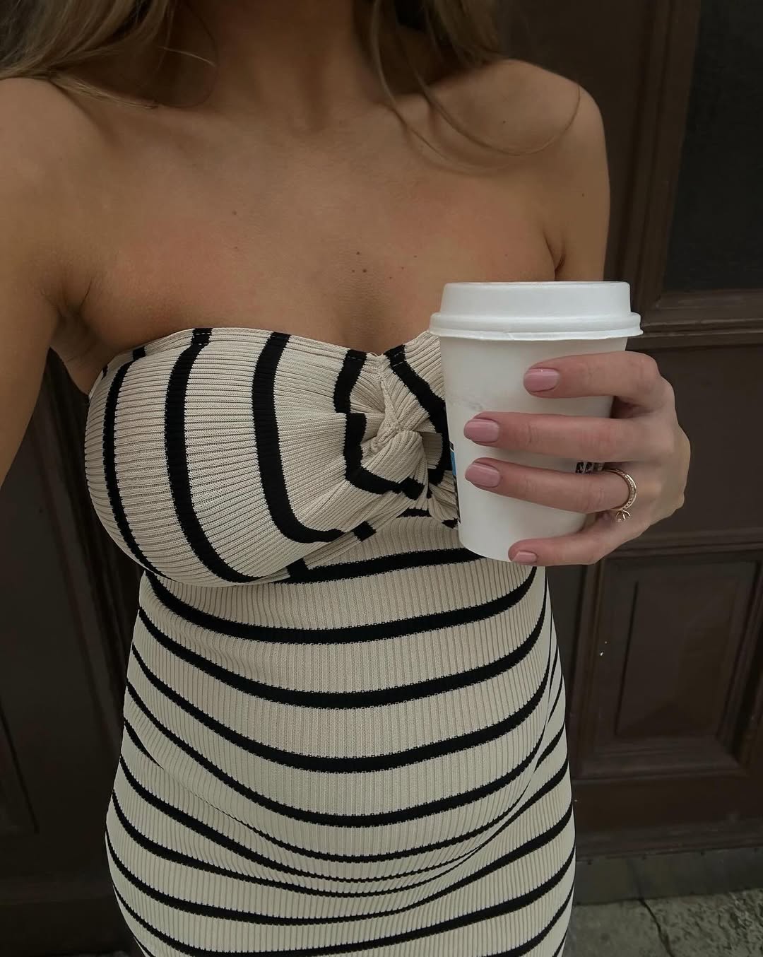 striped silk-blend dress polo ralph lauren brand:polo ralph lauren Ralph Lauren Striped Silk Blend Dress