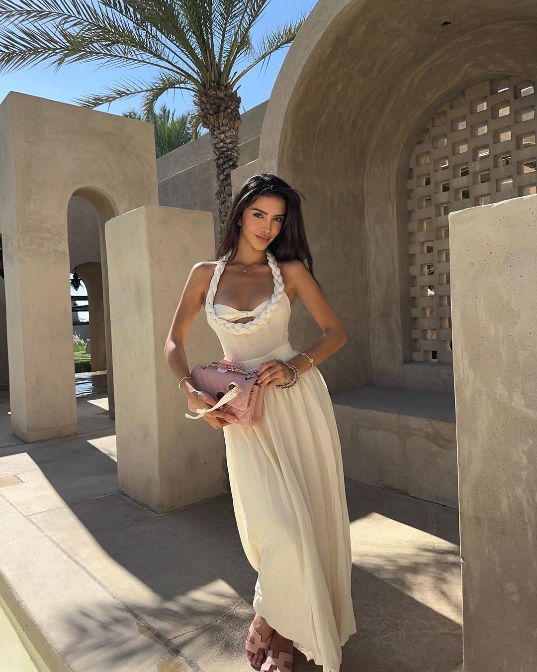 Jaded London - Plunge Maxi Belt Dress | Plush
