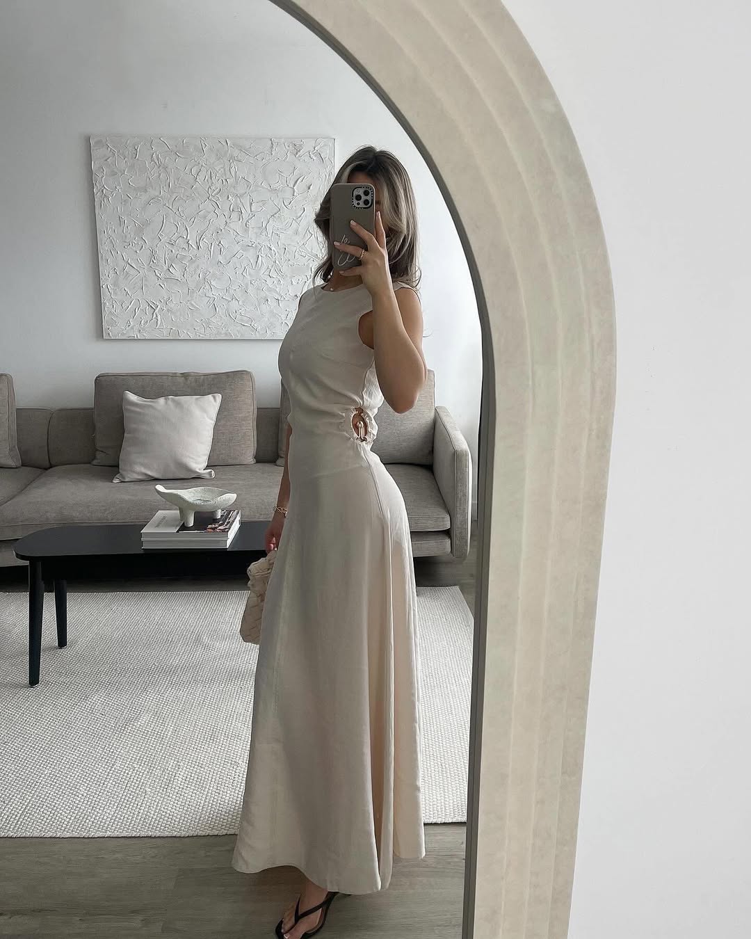 Jaded London - Plunge Maxi Belt Dress | Plush