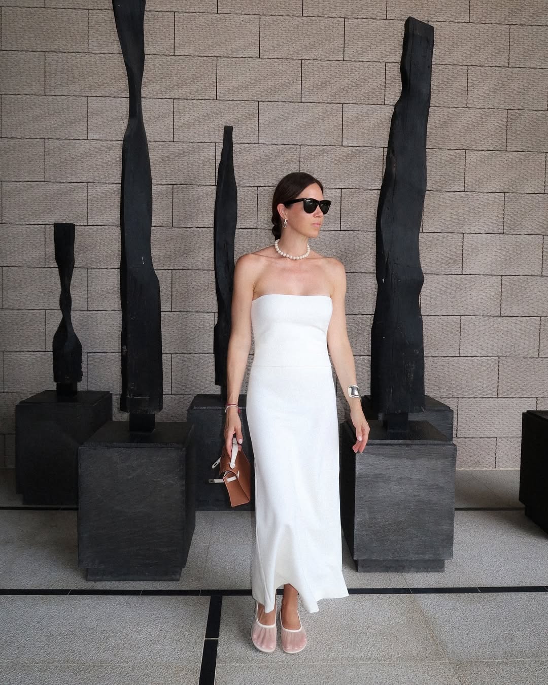 brielle maxi dress in white more to come Brielle Maxi Dress