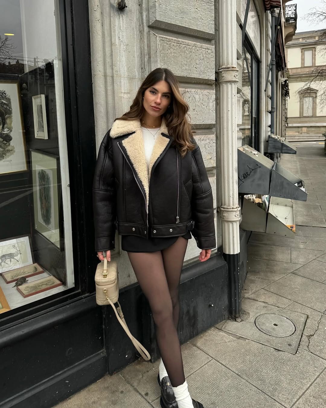 Jaded London - Xl Faux Fur Collar Bomber Jacket | Plush