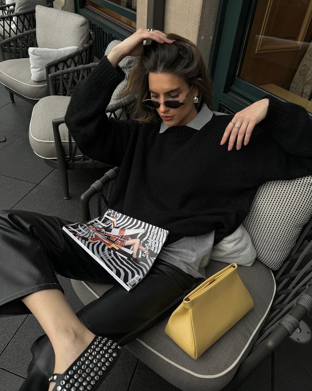 KHAITE - Trenton pleated leather pants | Plush