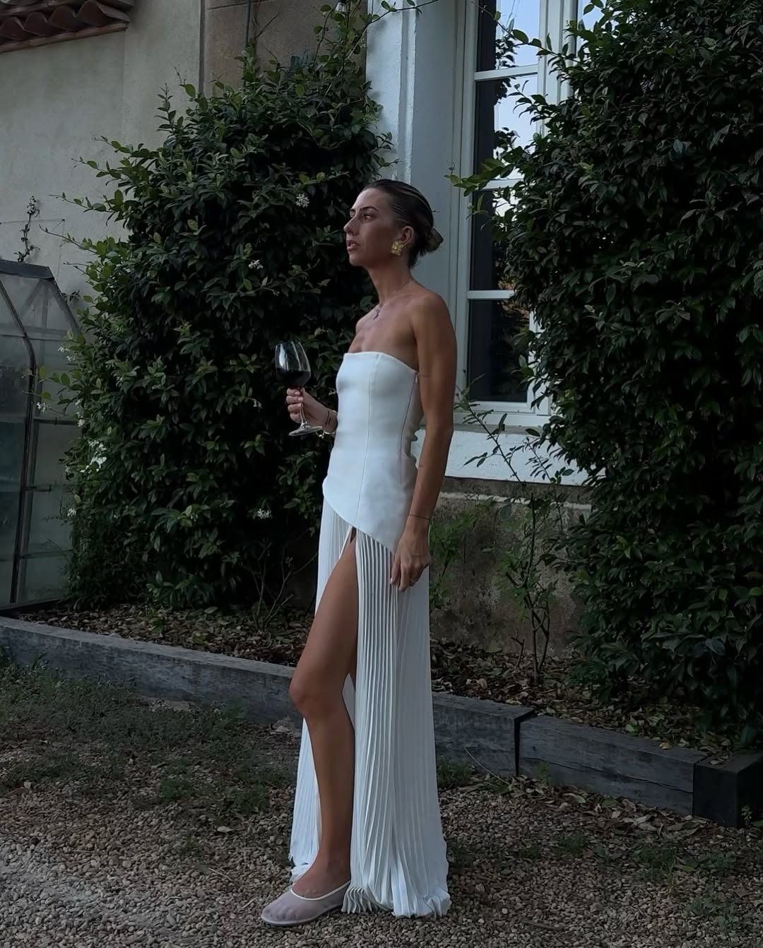 white satin backless dress Simple White Mermaid Backless Boho Wedding Dress, Diamond White / 2 main image 0