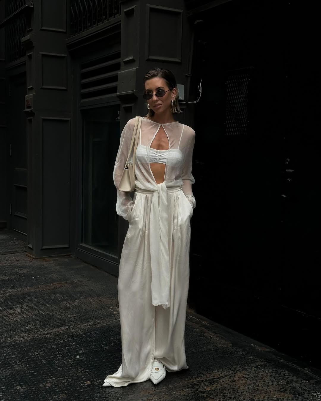 Kiki de Montparnasse - Rib Knit Long Sleeve Cardigan