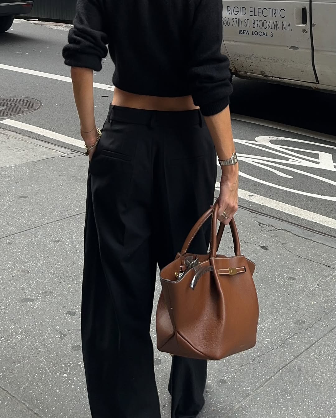 Alexander Wang - Crystal Hotfix Cropped Long Sleeve Top | Plush
