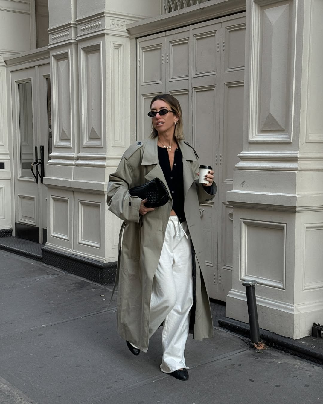 Bottega Veneta - Belted leather-trimmed cotton-garbardine trench