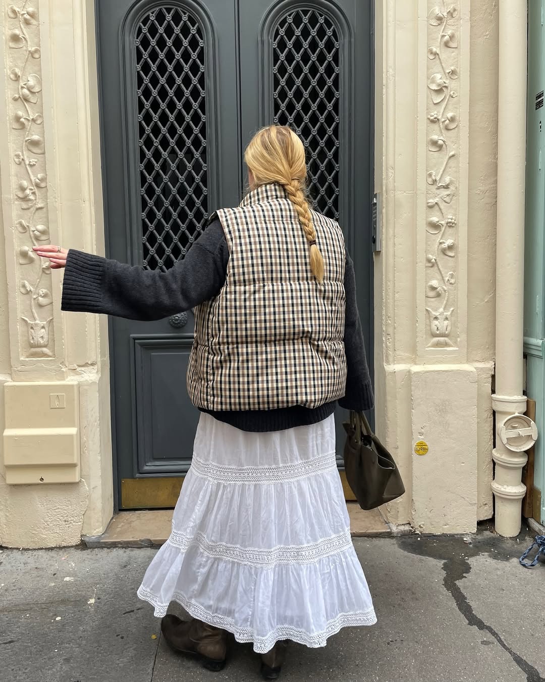 Sacai - Asymmetric quilted down vest | Plush