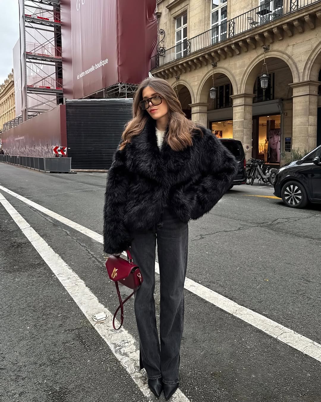 【orcngt 】ffixxed studios Faux Fur Acne Studios Ofox Fluffy Faux Fur Jacket | Saks Fifth Avenue