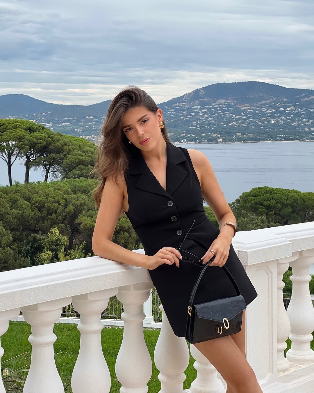 mini black sparkle dress Isadora™