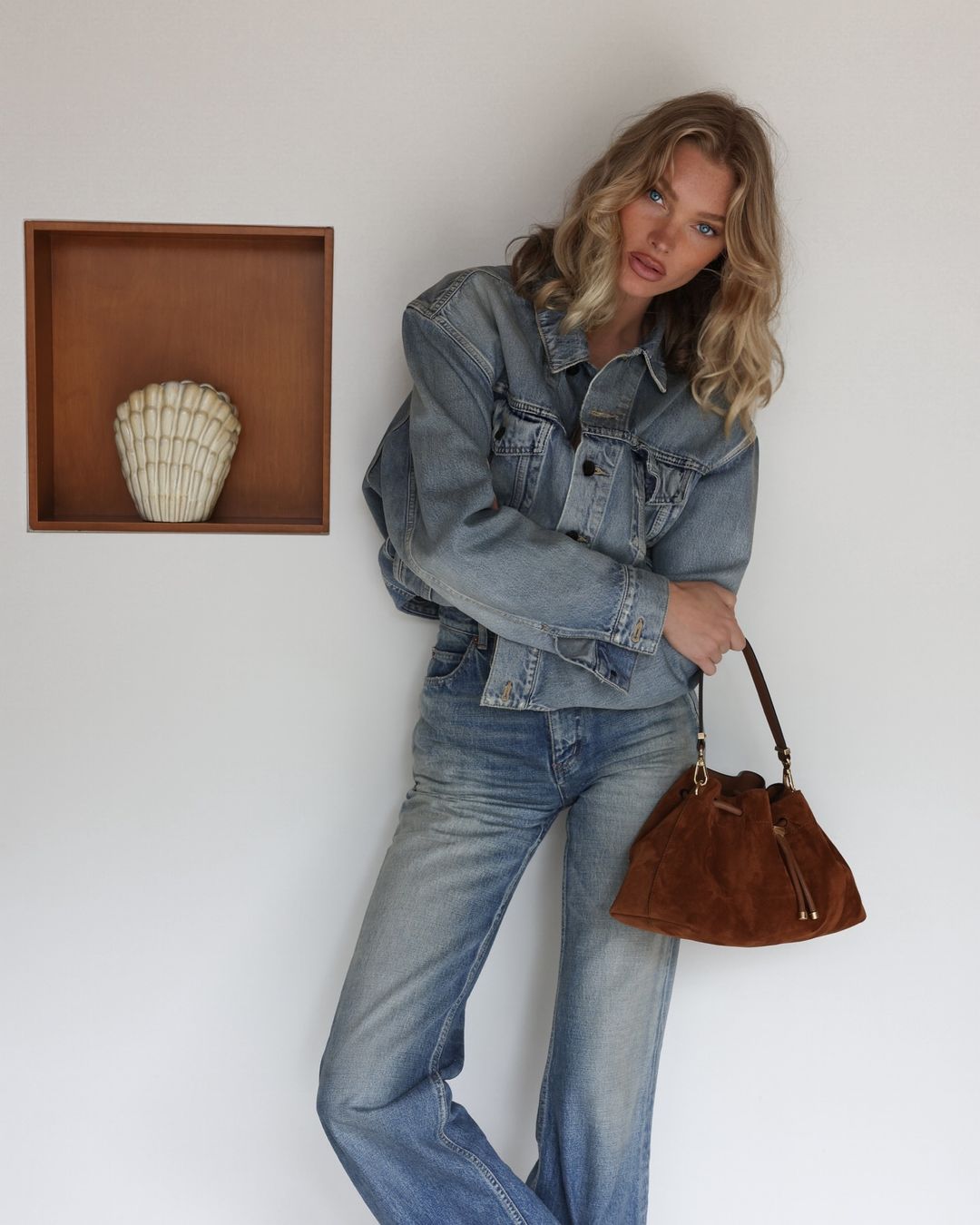 KHAITE - Rizzo denim jacket | Plush