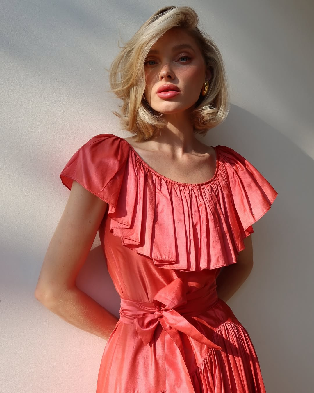 the line by k red dress The Julieta Dress
