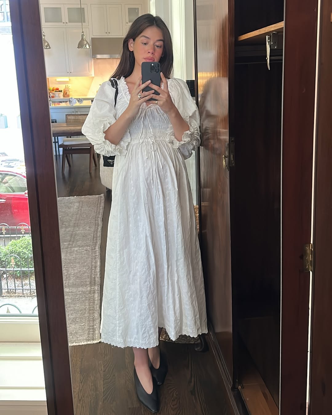 white magnolia lace midi dress Eyelet Lace Midi Dress Magnolia Artisans