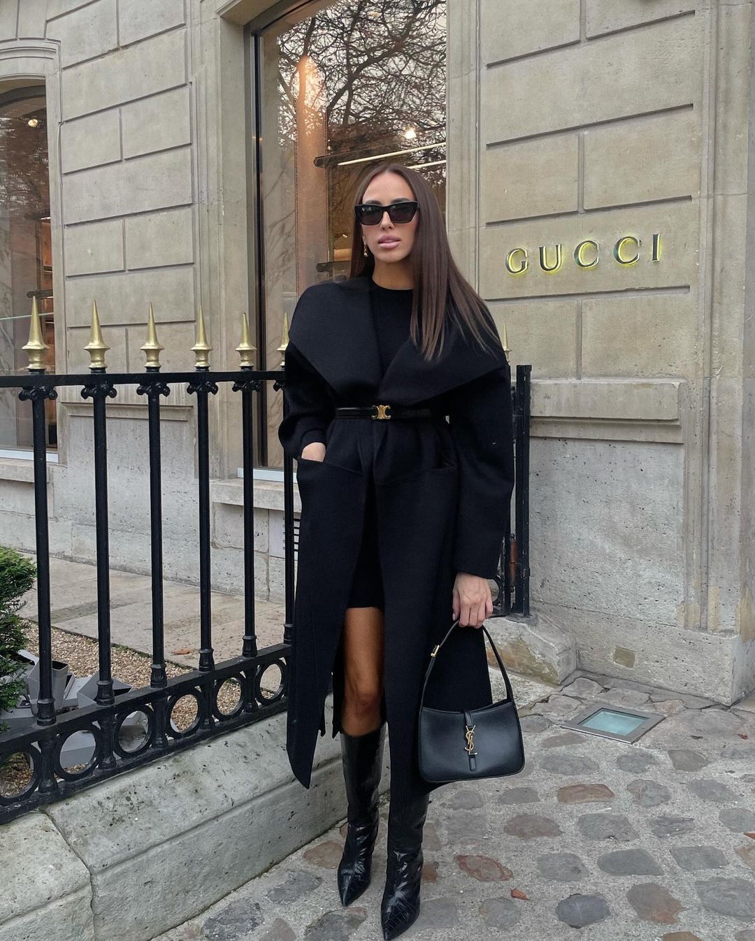 knee length dresses for ladies LIONESS Guccio Mini Dress Onyx Selfie Leslie