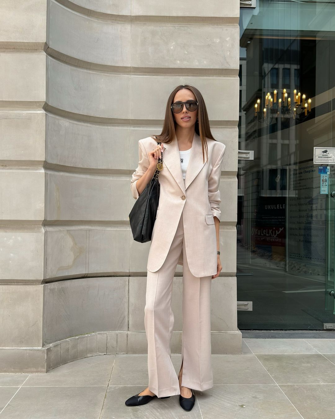VALENTINO　シルク　セットアップ Valentino Garavani - Wool and silk-blend crepe blazer | Plush