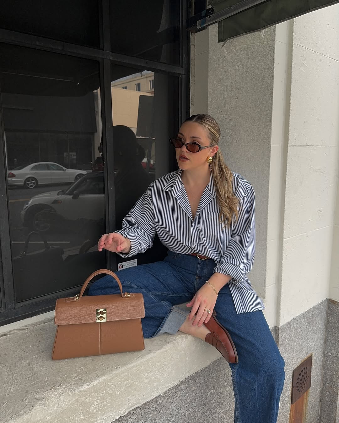 Citizens Of Humanity Ayla Baggy Cuffed Crop mid-rise straight