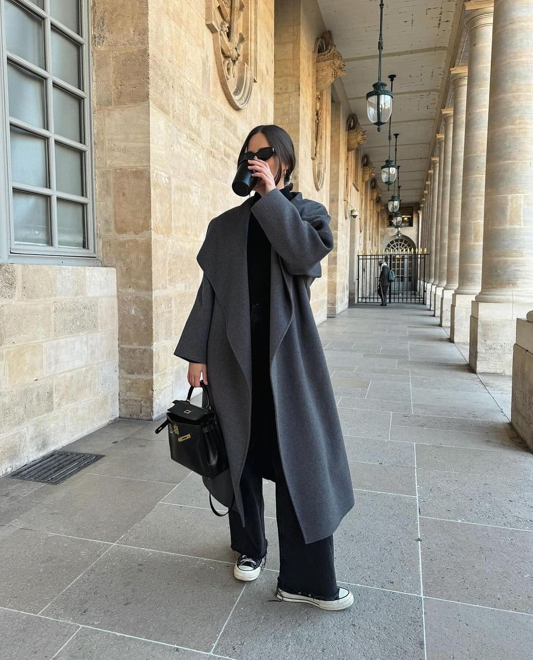 DUNST - Muffler Mac Coat | Plush