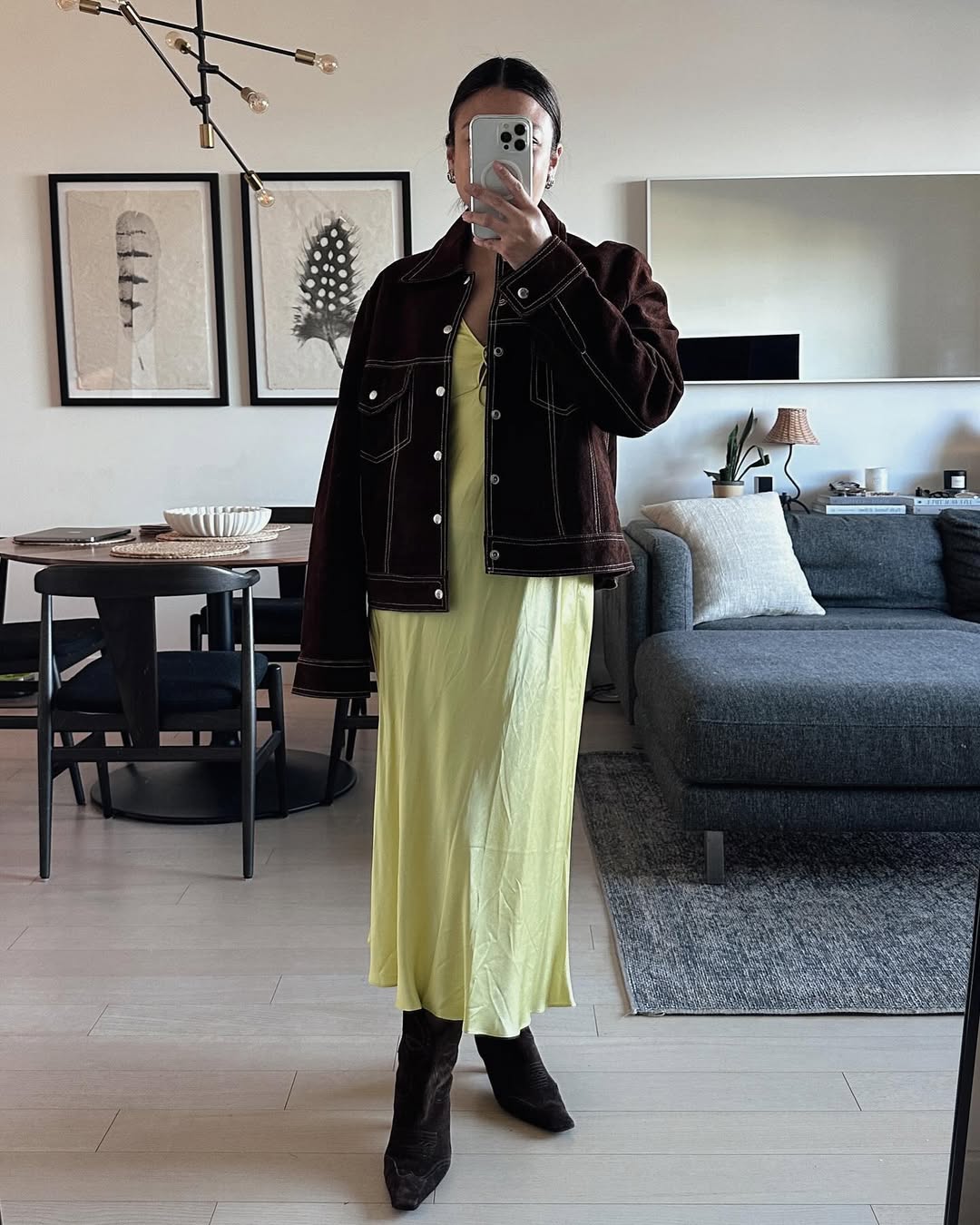 chinese dress ladies Justina Dress M / Yellow