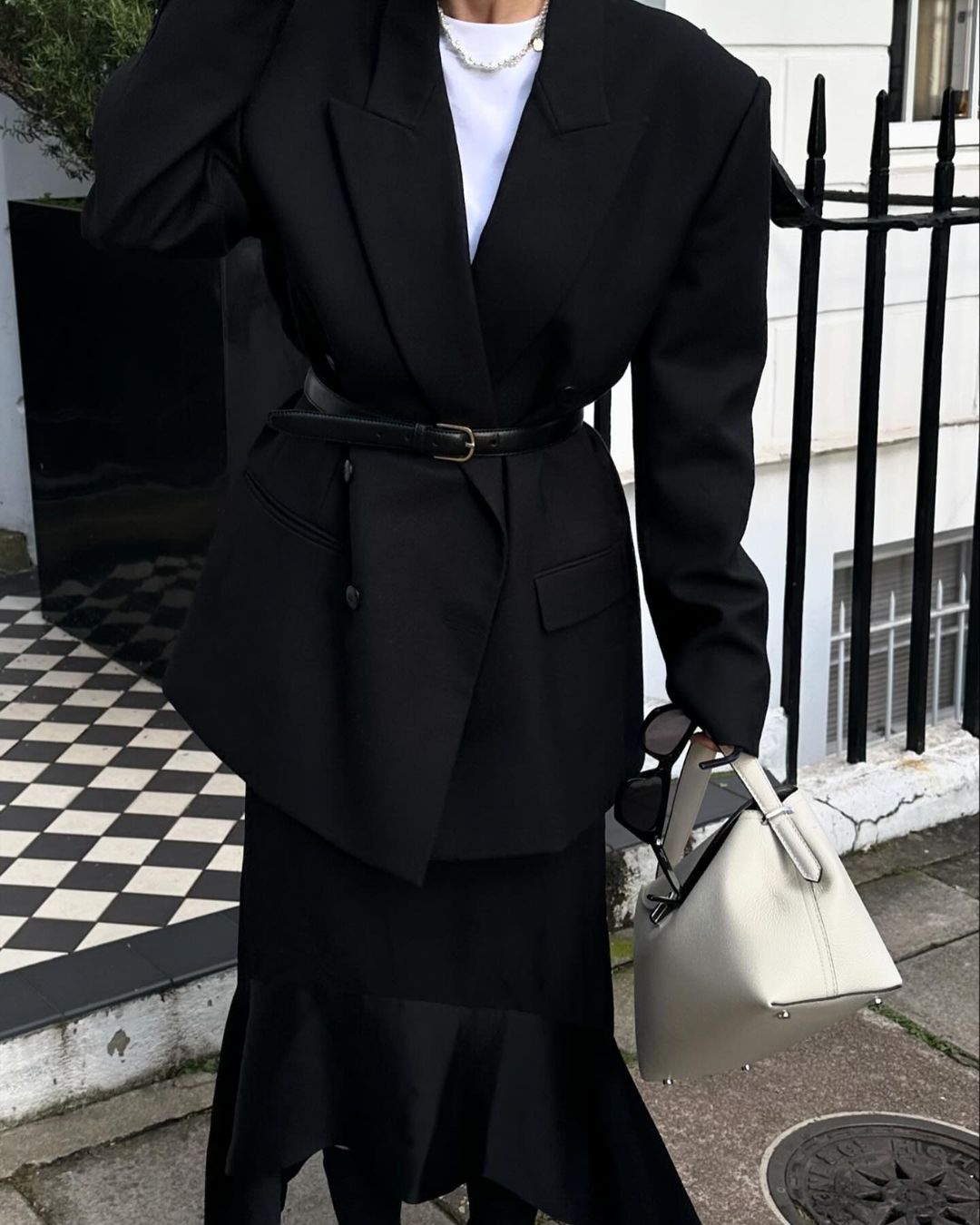 The Row - Essentials Tristana double-breasted twill blazer