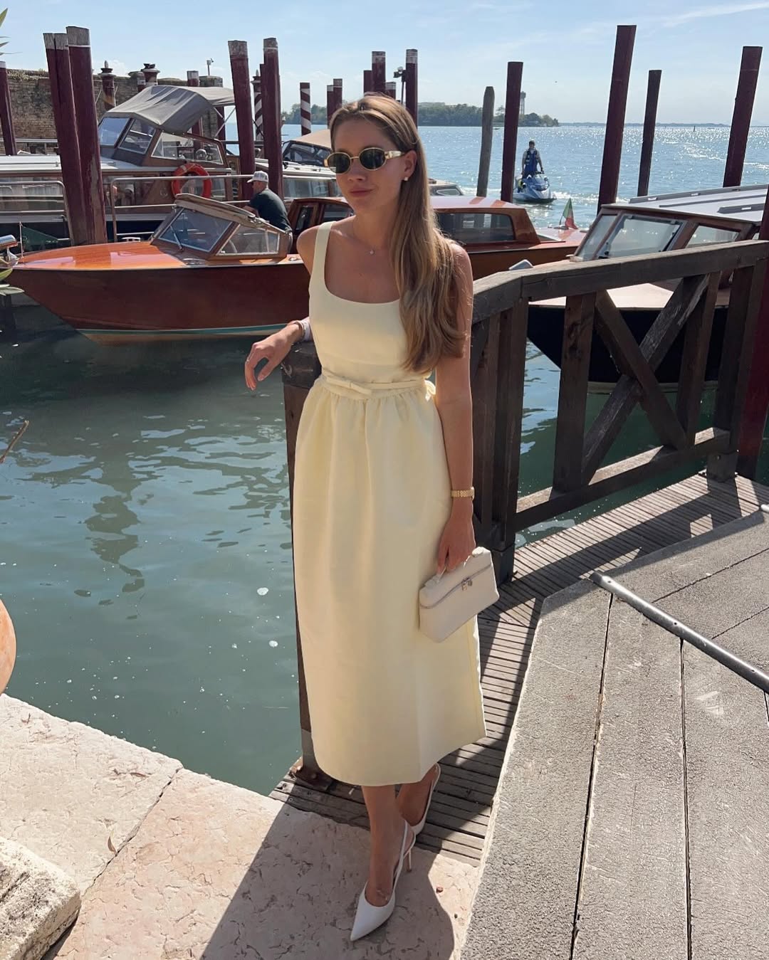 chinese dress ladies Northwick Ruched Maxi Dress in Lake Blue