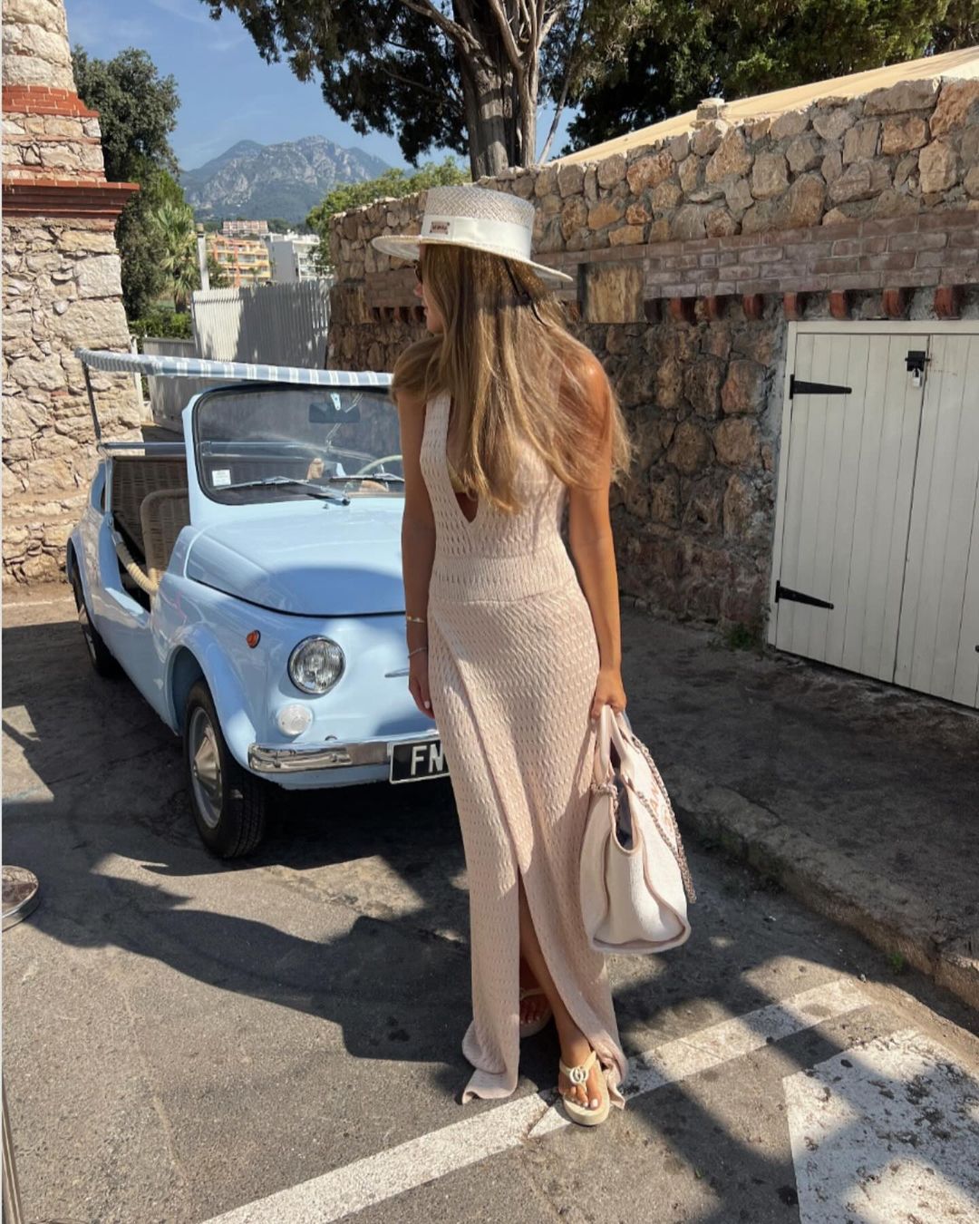 knee length dresses for ladies Nolita 28 |Lace & Linen Dress Gown (with Gift Scarf) Olive / M