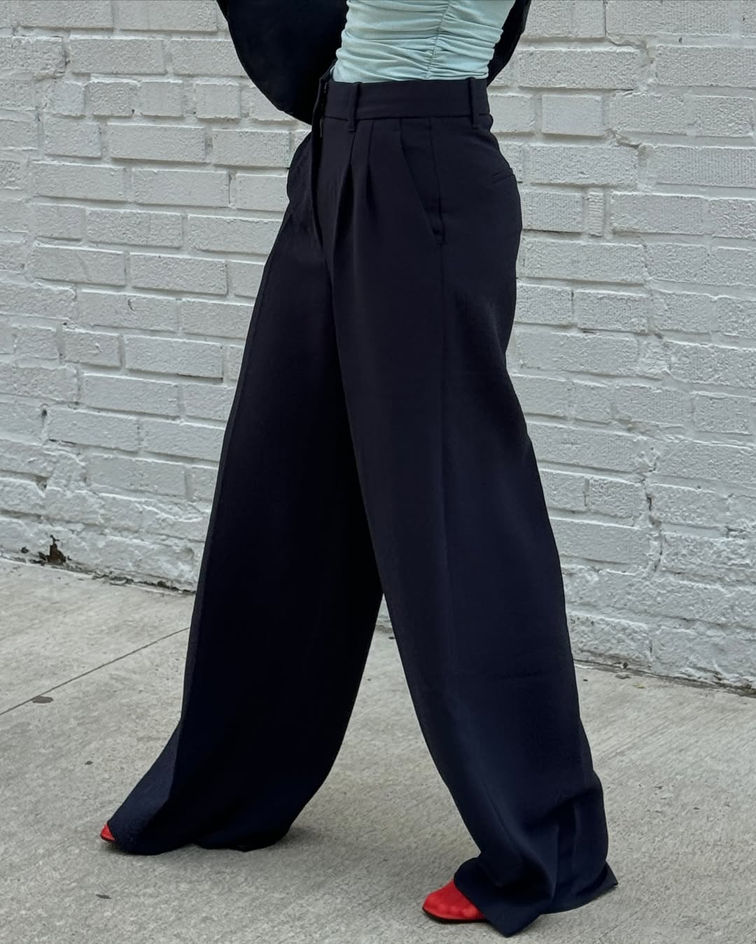 The Row - Rufus wool wide-leg pants | Plush