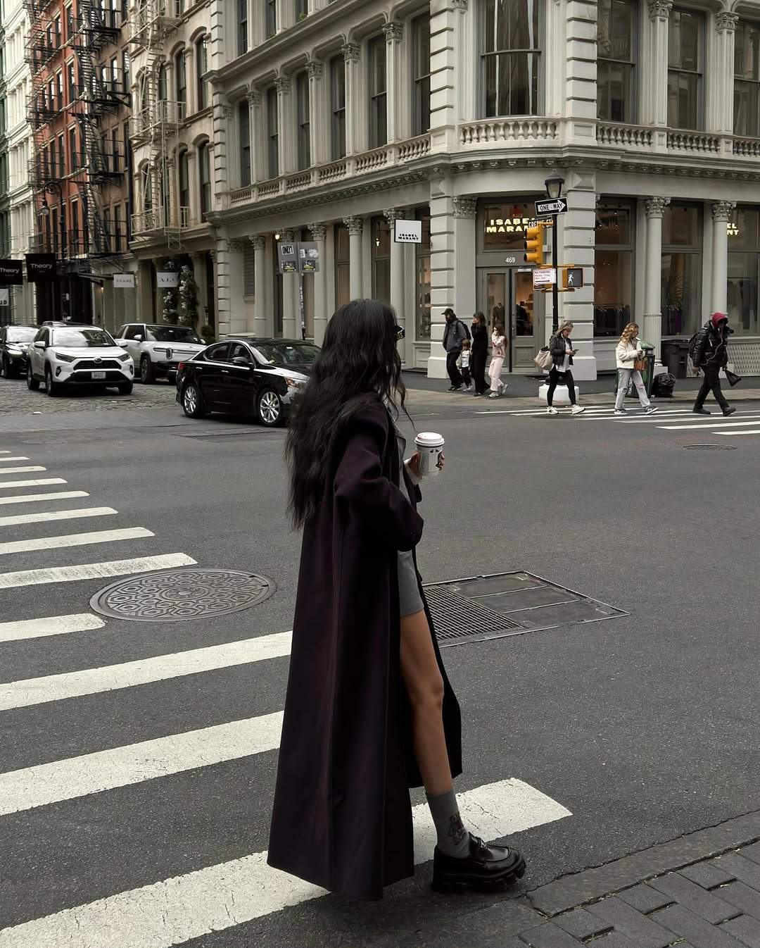 white midi knit dress Long Sleeve Belted Midi Knit Sweater Dress main image 1