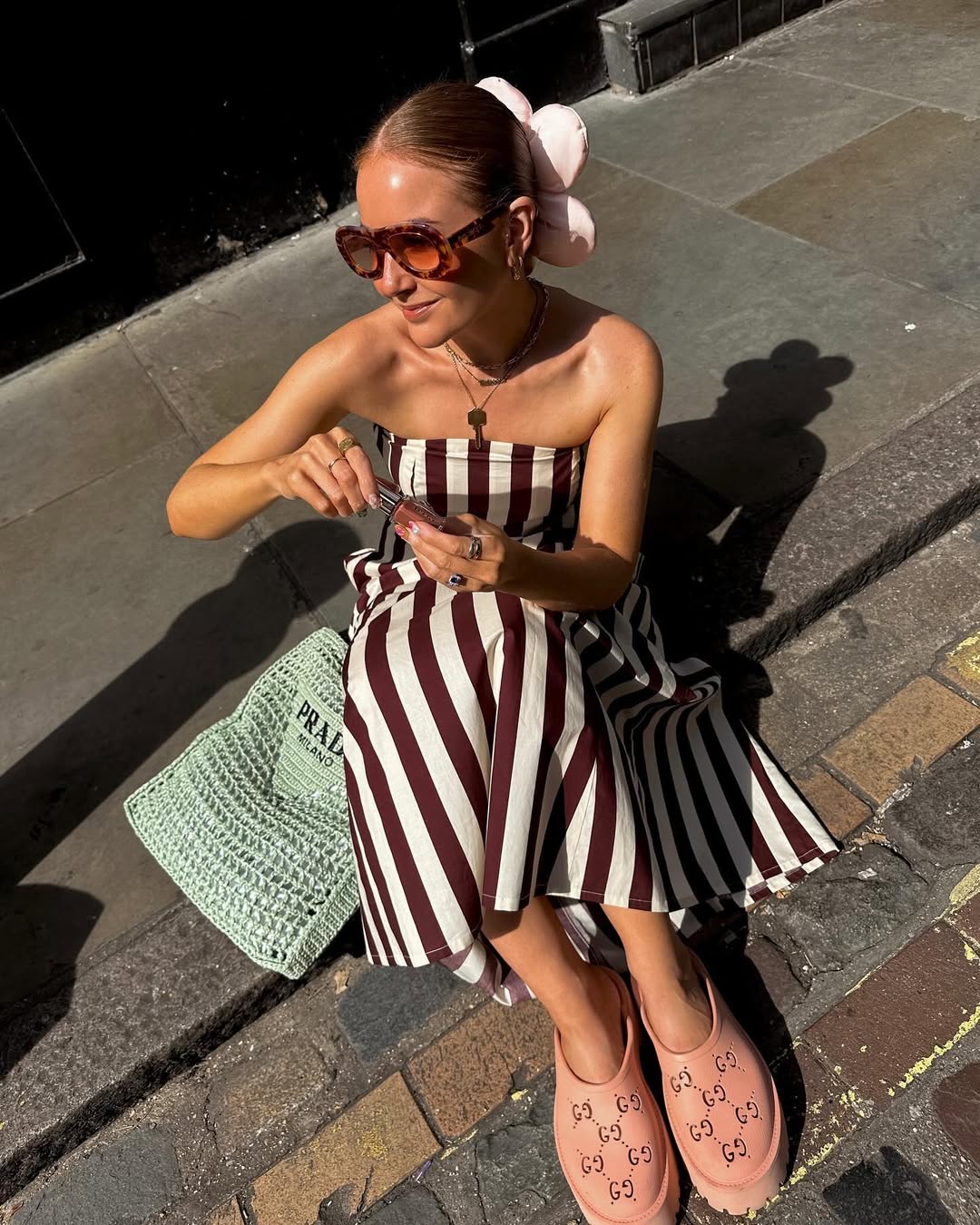 vivienne westwood sunday striped corset dress Vivienne Westwood - Sunday striped cotton corset dress