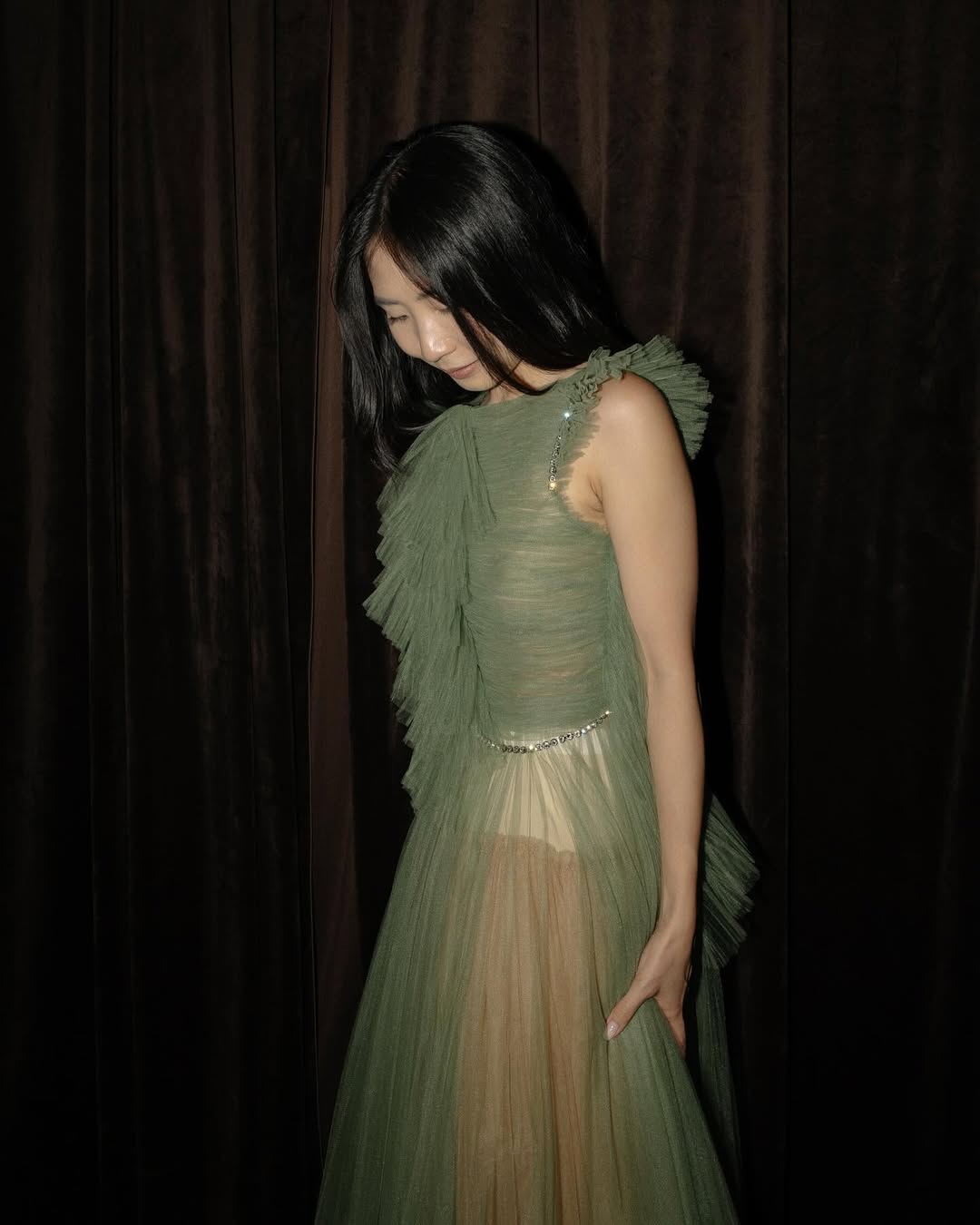 Khanums - Kodil Dress - Sage Green | Plush