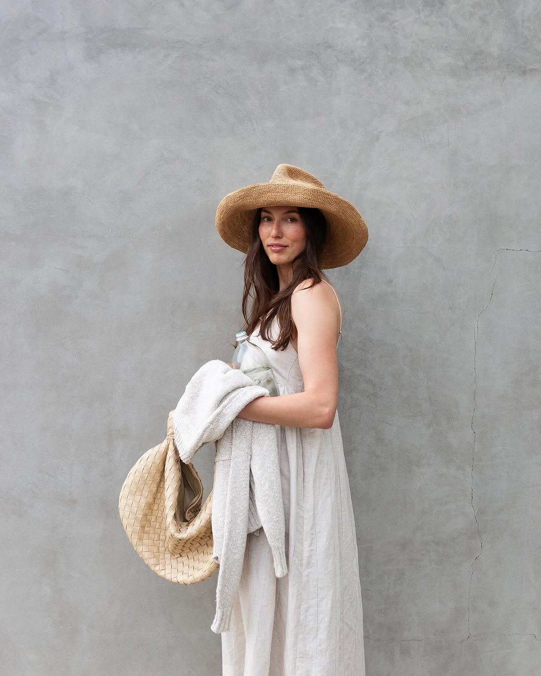 Staud - LAURA LINEN DRESS | SAHARA STRIPE | Plush