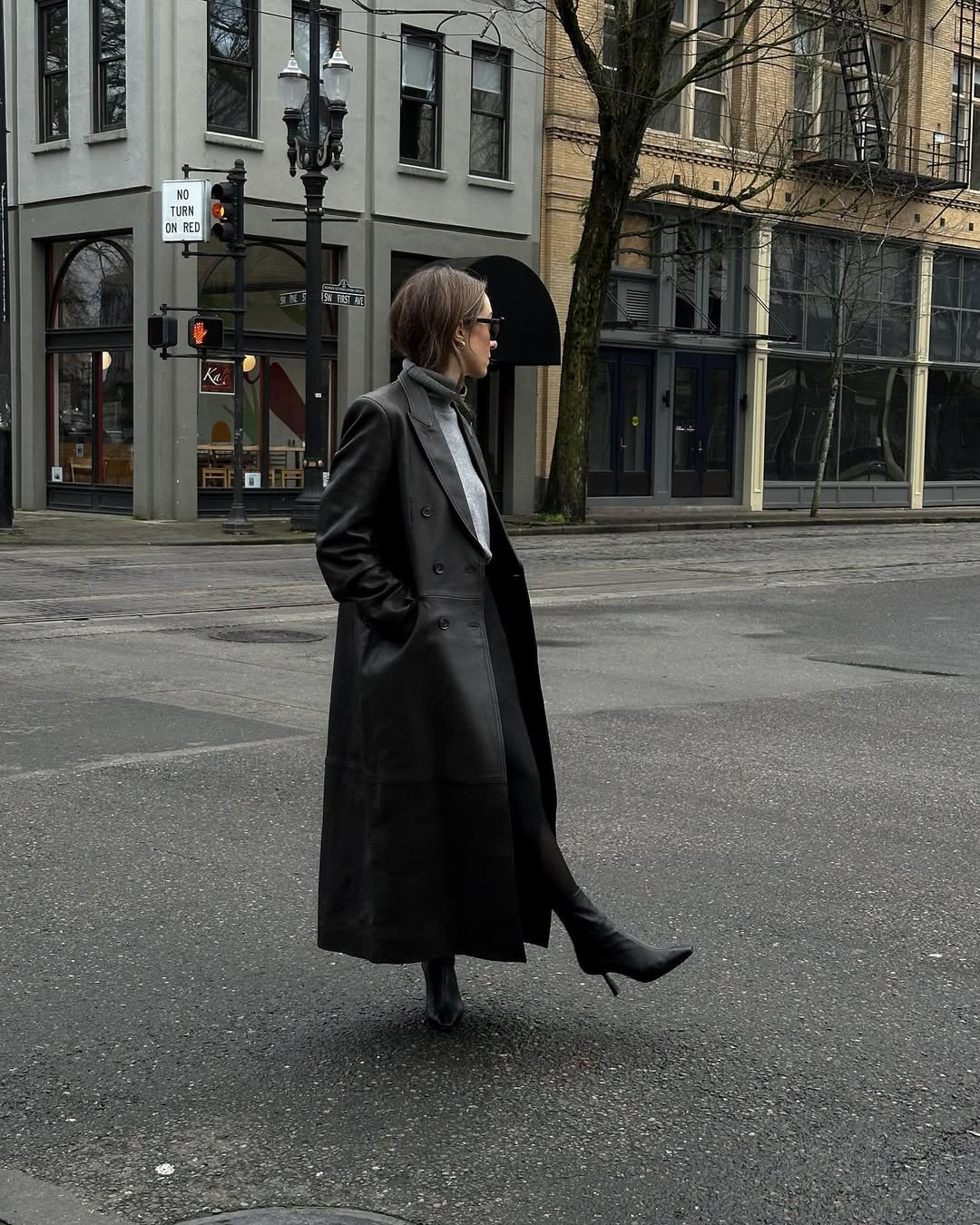 Alexander Wang - Memory Leather Trench Coat | Plush